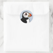Sticker Rond Puffin de l'Atlantique (Sac)