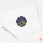 Sticker Rond Puffins de l'Atlantique (Enveloppe)