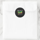Sticker Rond Puis-je le lécher Tableau périodique Professeur de (Sac)