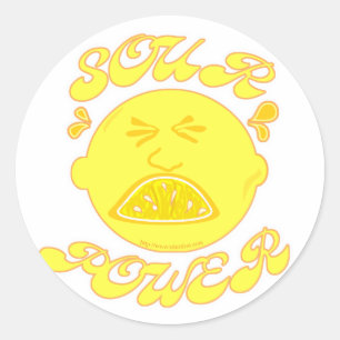 Sticker Rond Puissance aigre !