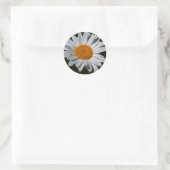Sticker Rond Puissance de fleur marguerite (Sac)