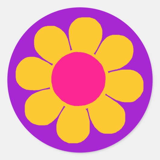 Sticker Rond Puissance de flux (Devant)