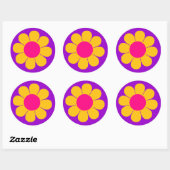 Sticker Rond Puissance de flux (Feuille)