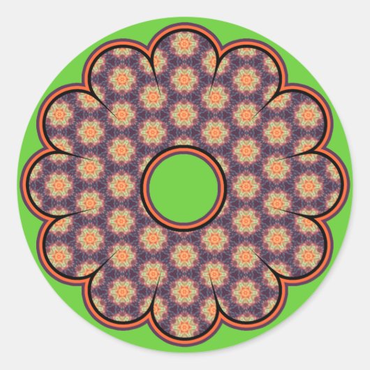 Sticker Rond Puissance de flux (Devant)