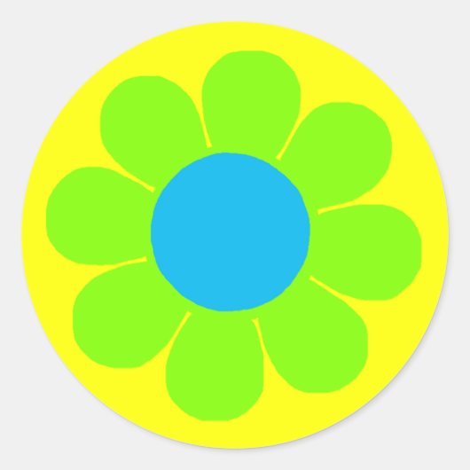 Sticker Rond Puissance de flux (Devant)