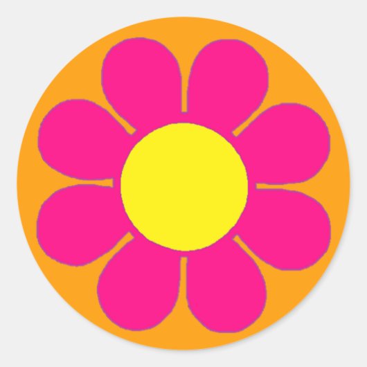 Sticker Rond Puissance de flux (Devant)