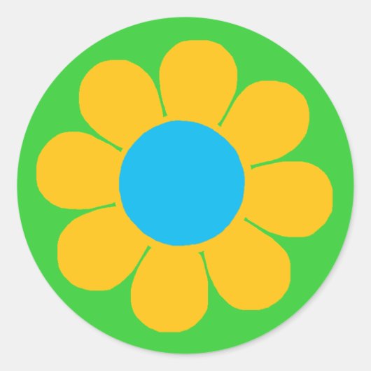 Sticker Rond Puissance de flux (Devant)