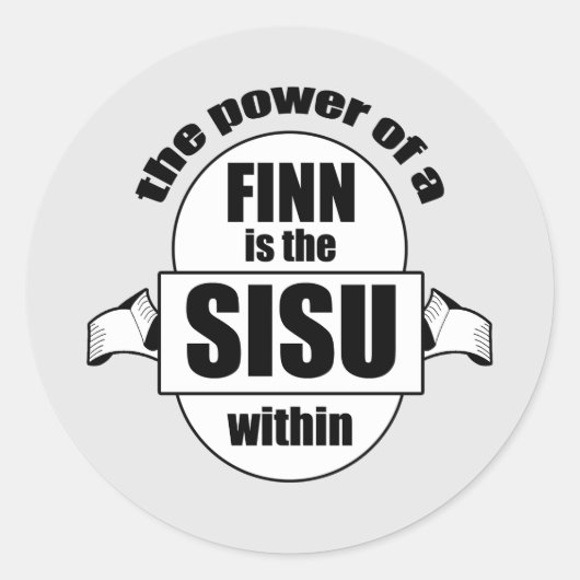 Sticker Rond Puissance finale SISU (Devant)