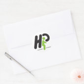 Sticker Rond Puissance humaine (Enveloppe)