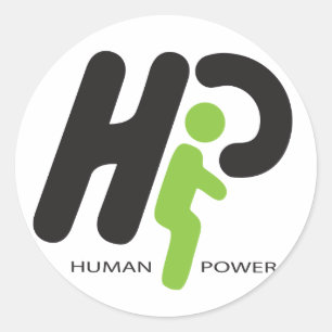 Sticker Rond Puissance humaine