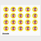 Sticker Rond Puissance Miraculeuse (Feuille)