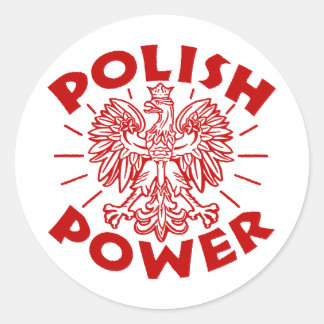 Sticker Rond Puissance polonaise