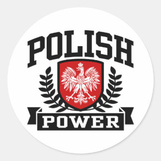 Sticker Rond Puissance polonaise