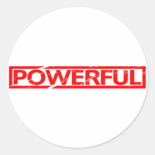 Sticker Rond Puissant Timbre