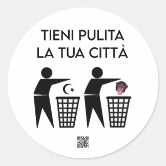STICKER ROND PULIZIA DI PRIMAVERA