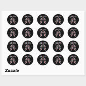 Sticker Rond Pulmonologue Nerd pulmonaire Rt Respiratoire Thera (Feuille)