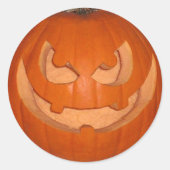 Sticker Rond Pumpky Le Jack-o'lanterne (Devant)