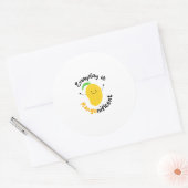 Sticker Rond Pun de mangue (Enveloppe)