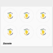 Sticker Rond Pun de mangue (Feuille)