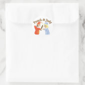 Sticker Rond Punch et Judy (Sac)