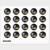 Sticker Rond Punk n'est pas mort (Feuille)