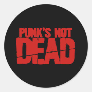 Sticker Rond Punks non morts