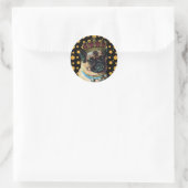 Sticker Rond Puppy King (Sac)
