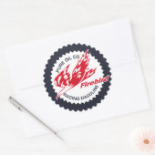 Sticker Rond Pure Firebird Racing Essence signe vintage (Enveloppe)