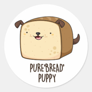 Sticker Rond Pure Pain Puppy Fundy Pain Pain Pain Pun