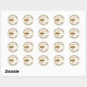 Sticker Rond PURE RAW HONEY Honeybee Honeycomb et Heart Classi (Feuille)