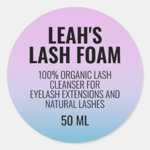 Sticker Rond Purple & Blue Ombre Petite entreprise Produit de b