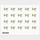 Sticker Rond Purple Crayon Fournitures scolaires Crayons Enseig (Feuille)