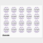 Sticker Rond Purple Daze (Feuille)