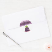 Sticker Rond Purple Designer Cake Business (Enveloppe)