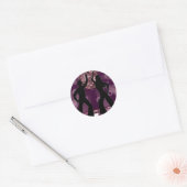 Sticker Rond Purple Disco 2 (Enveloppe)