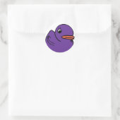 Sticker Rond Purple Ducky (Sac)