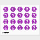 Sticker Rond PURPLE "It Evil" (Feuille)