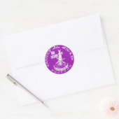 Sticker Rond PURPLE "It Evil" (Enveloppe)