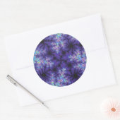 Sticker Rond Purple Pastel Speckle (Enveloppe)