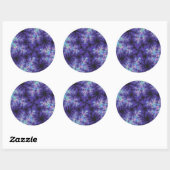 Sticker Rond Purple Pastel Speckle (Feuille)