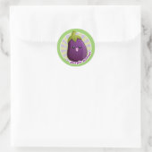 Sticker Rond Purple Power ! (Sac)
