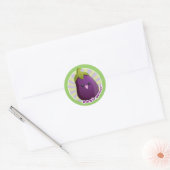 Sticker Rond Purple Power ! (Enveloppe)