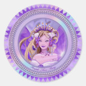 Sticker Rond Purple Sun Fairy (Devant)