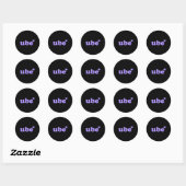 Sticker Rond Purple Yam Filio Ube (Feuille)
