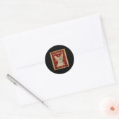 Sticker Rond Purraise Satan Sphynx (Enveloppe)