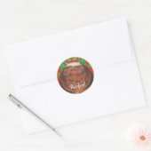sticker rond 'Purrfect ! ' (Enveloppe)