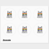 STICKER ROND PURRRIDE (Feuille)