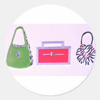 Sticker Rond Purses... une meilleure amie de filles