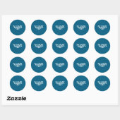 Sticker Rond Put it my husband's tab (Feuille)