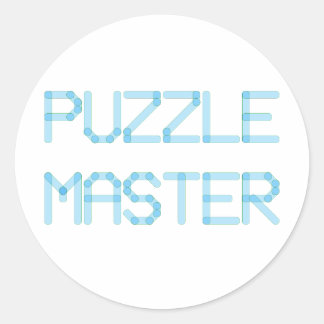 STICKER ROND PUZZLE MASTER